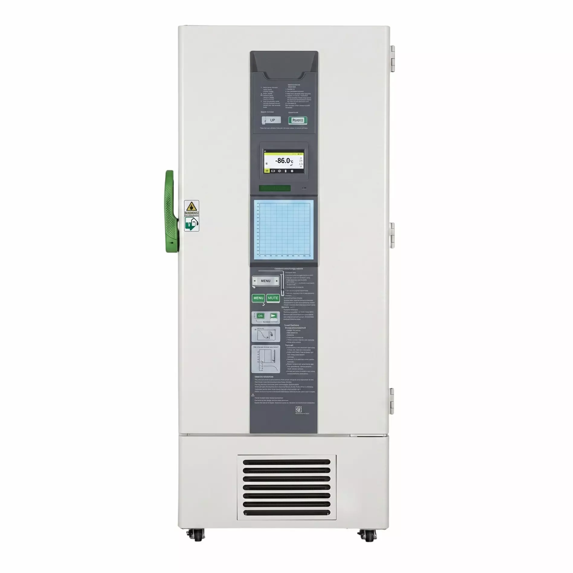BR Biochem 728 L Capacity Deep Freezer with 7 inch (177.8 mm) LCD Touch Screen and -40℃~-86℃ Temperature Range, BR-86V728