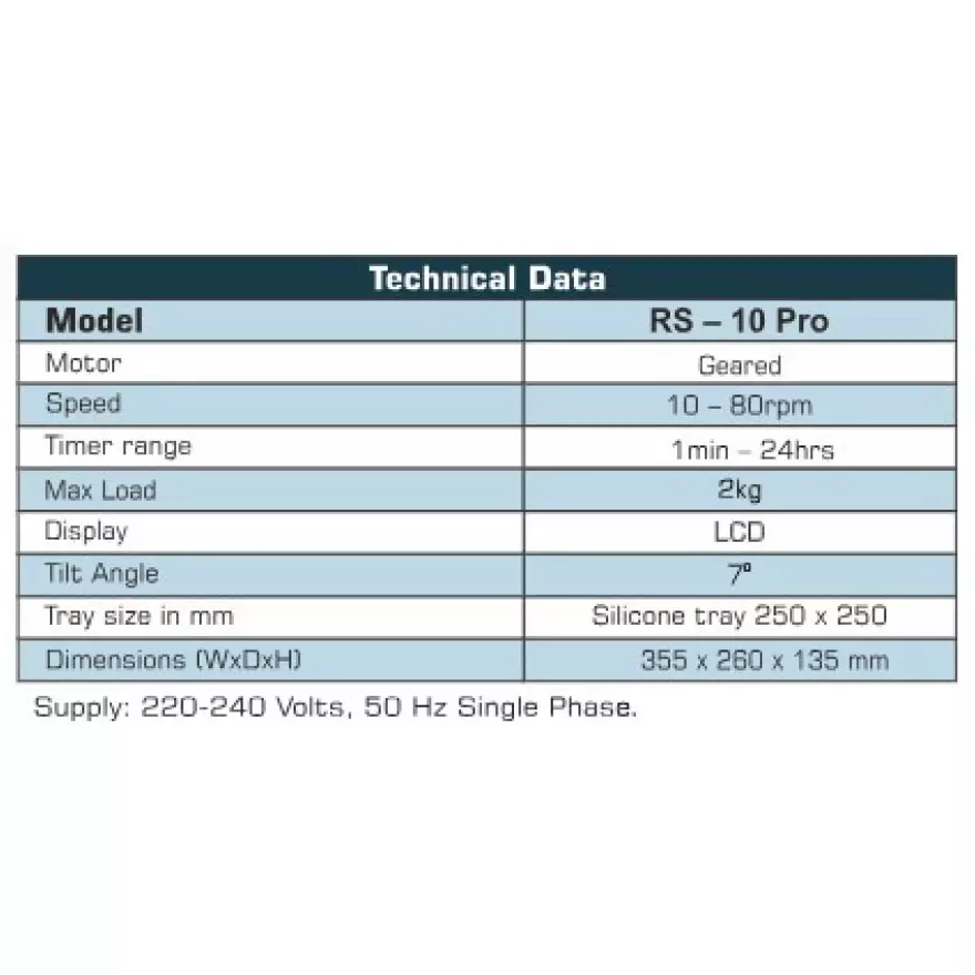 remi-rocker-shaker-with-geared-motor-10-80-rpm-speed-and-2-kg-maximum-load-capacity-rs-10-pro