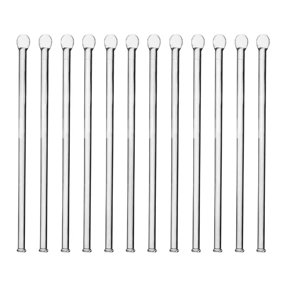 ABGIL Glass Stirring Rod Glass 6 mm Outer Dia, 200 mm Height, ABG4220 (Pack of 12)