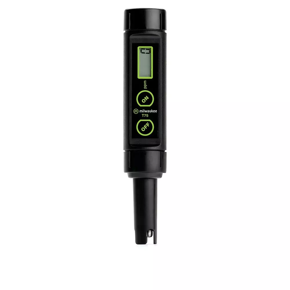 Bysafe T75 Waterproof TDS Pen 0 to 1999 ppm (mg/L) Range and ±2% Full Scale Accuracy for EC, K3-V61D-OKEI