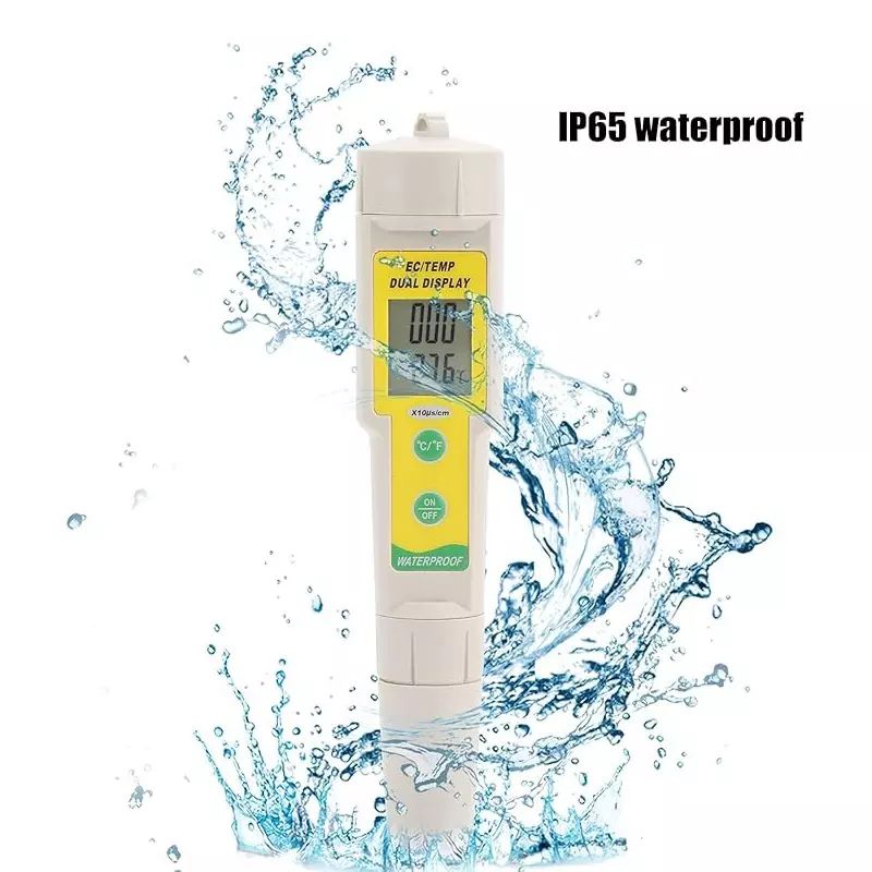 KERRO Digital Conductivity Meter with 0 - 19990 µs/cm Measurement Range and ±2 FS, ±1°C Accuracy, EC-035