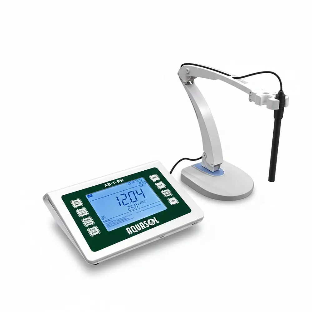 AQUASOL DIGITAL Table Top PH Meter 0 to 110°C Temperature Range ±0.2 Accuracy, AB-T-PH