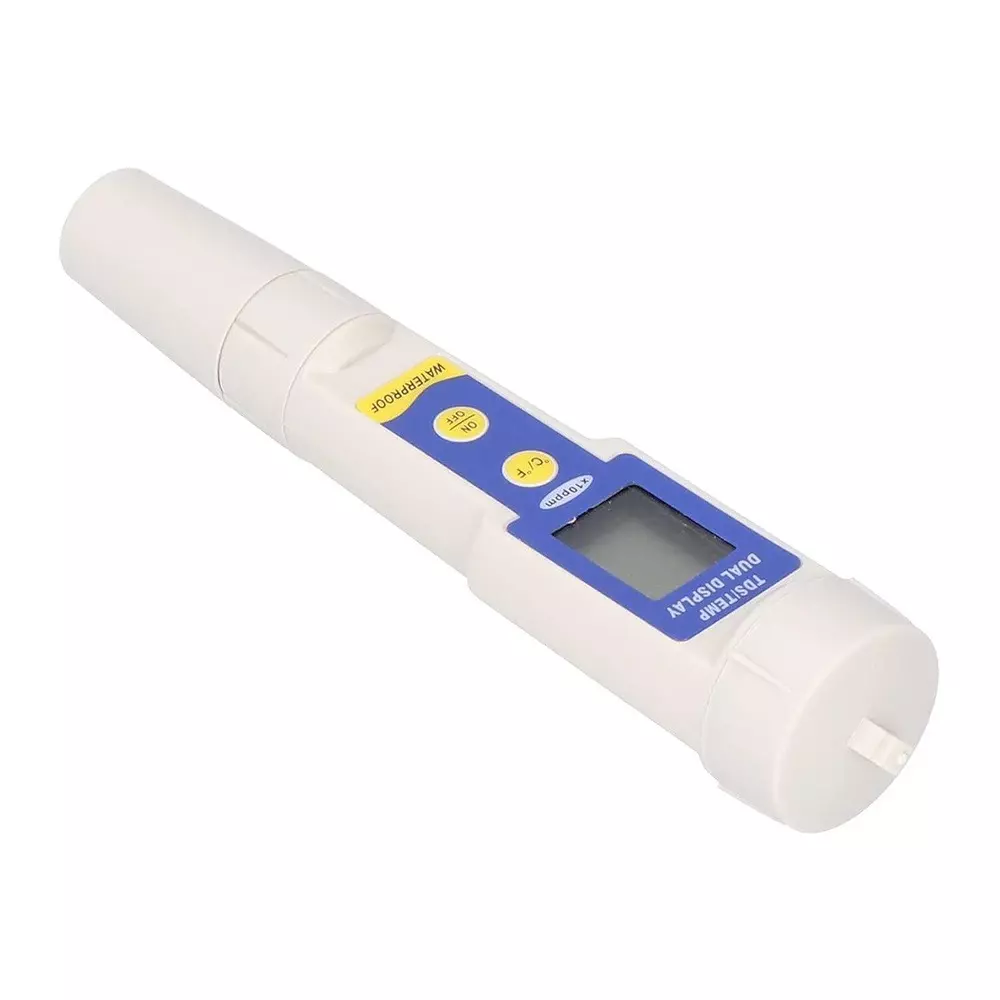 KERRO TDS Temperature Meter with 0 - 19990 ppm, -50 °C - 70 °C Measurement Range and ±2 FS, ±1°C Accuracy, Tds-035