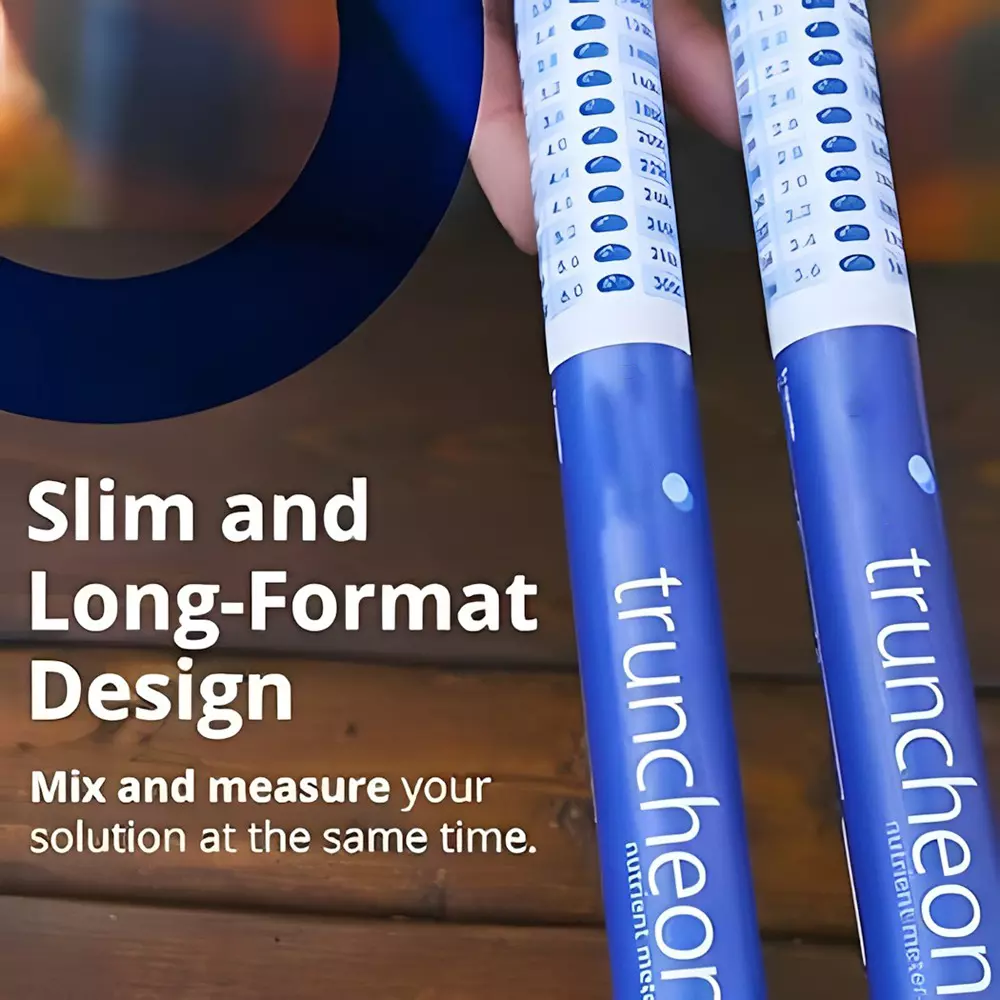 Bysafe Truncheon Nutrient Meter With 0.2 – 3.6 EC, 2 – 36 CF, 100 – 1800 ppm 500(TDS), 140 – 2520 ppm (ppm 700) Range for Laboratories, TRUNV2