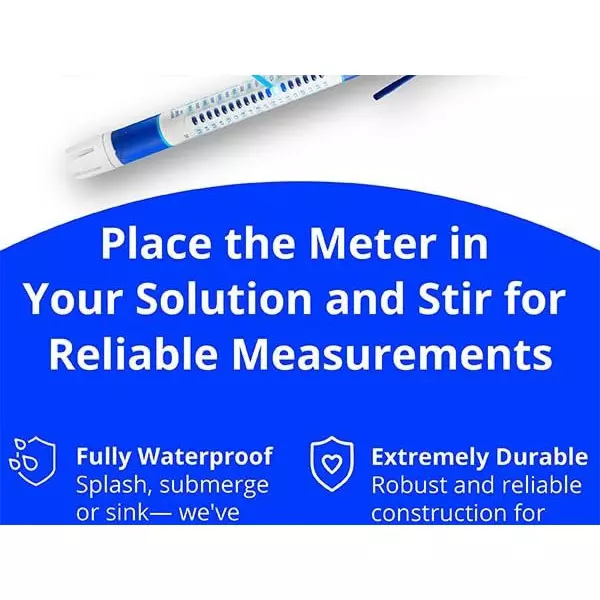 Bysafe Truncheon Nutrient Meter With 0.2 – 3.6 EC, 2 – 36 CF, 100 – 1800 ppm 500(TDS), 140 – 2520 ppm (ppm 700) Range for Laboratories, TRUNV2