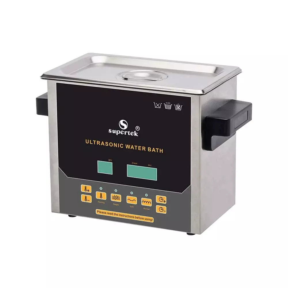Supertek PRO Ultrasonic Water Bath 220 V AC Input Voltage 100 W Power 3 L, USB-P-3