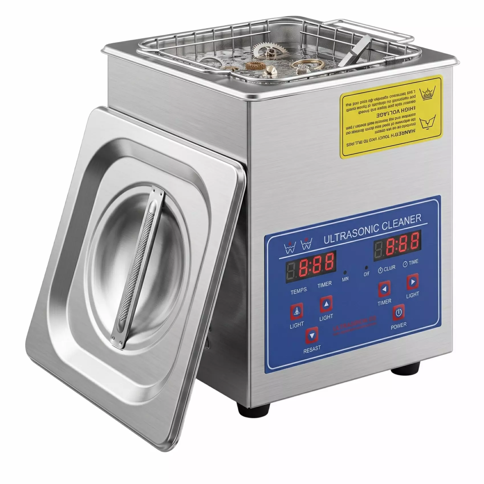 BR Biochem 10 L Ultrasonic Cleaner 40 kHz Frequency and 0-80°C Temperature Setting, BR-10L