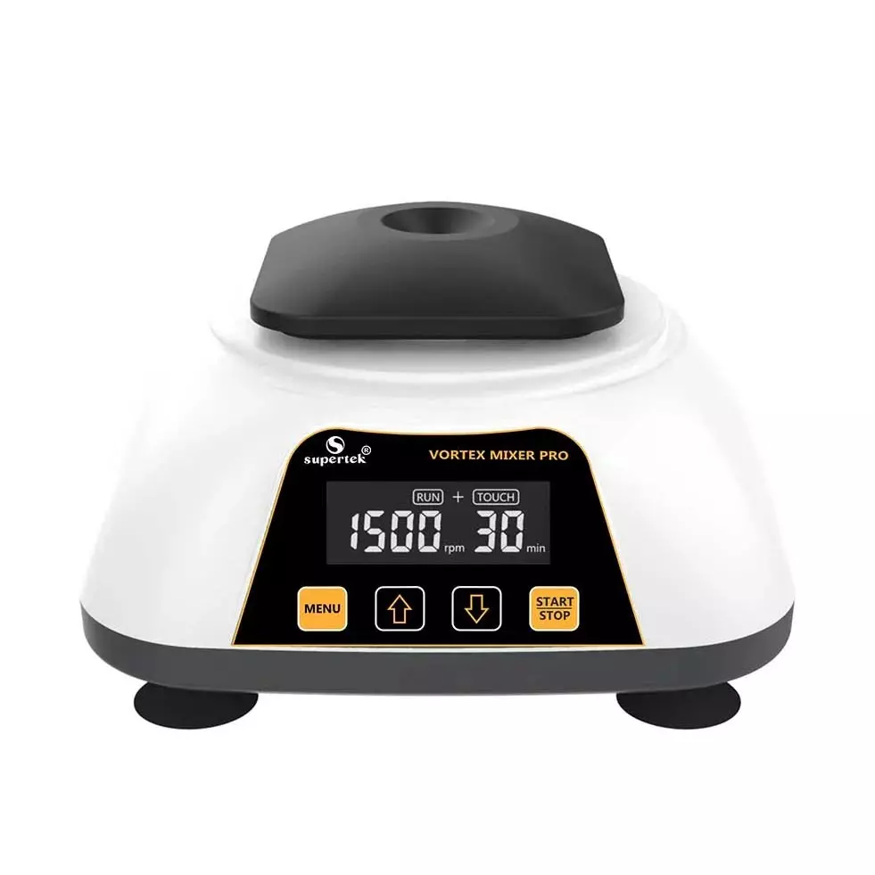 Supertek PRO Vortex Mixer 0-3000 RPM Speed 12 V DC Input Voltage 20 W Power, VM-PRO-01