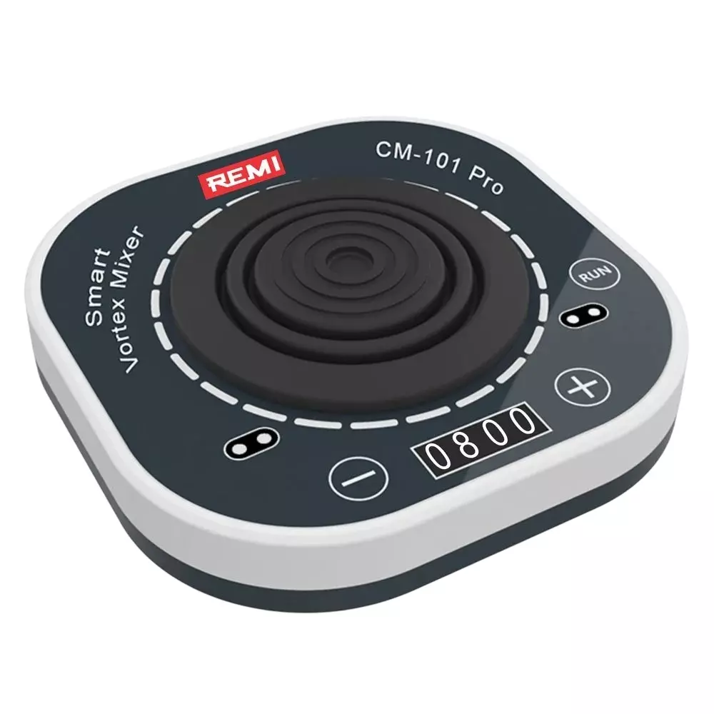 REMI Smart Vortex Mixer With Brushless Motor, Laser Sensor, LCD Display and 100-3000 rpm Speed, CM-101 Pro