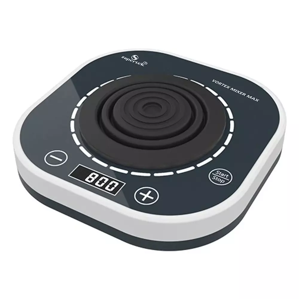 Supertek MAX Vortex Mixer 100-3000 RPM Speed 12 V DC Input Voltage 20 W Power, VM-MAX-01