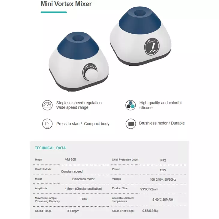 zesco-india-12-w-vortex-mixer-5-40c-ambient-temperature-and-3000-rpm-speed-zesco-zi-m300