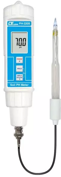 Lutron pH-220S pH Range : 0 -14 pH Soil pH Meter