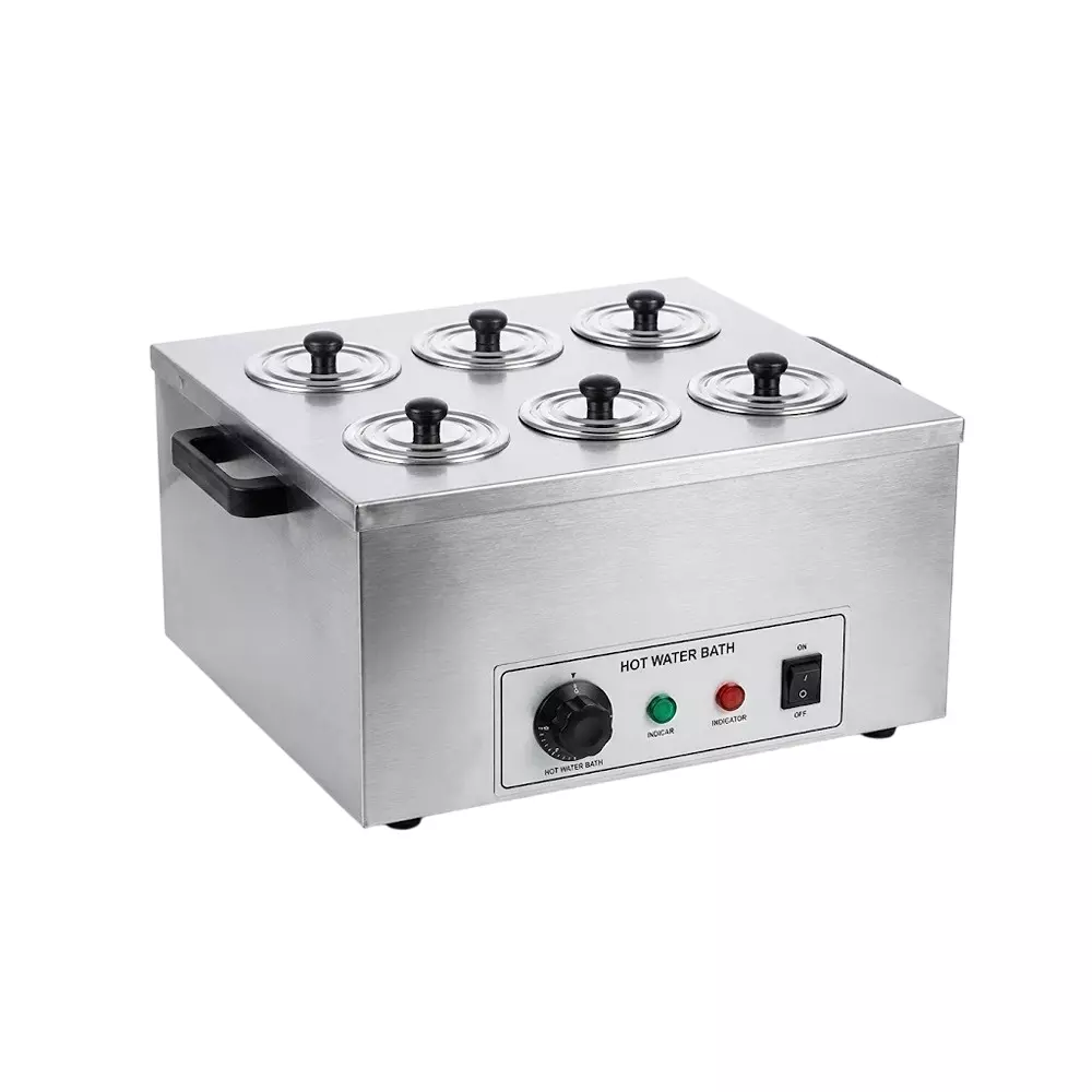 Vesca VSLI-108 Water Bath Double Walled Rectangular Shape 6 Holes of 3 inch (75 mm), WBA-1