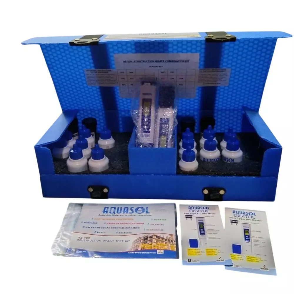 Aquasol Construction Water Combination Test Kit for Laboratories, AE-109