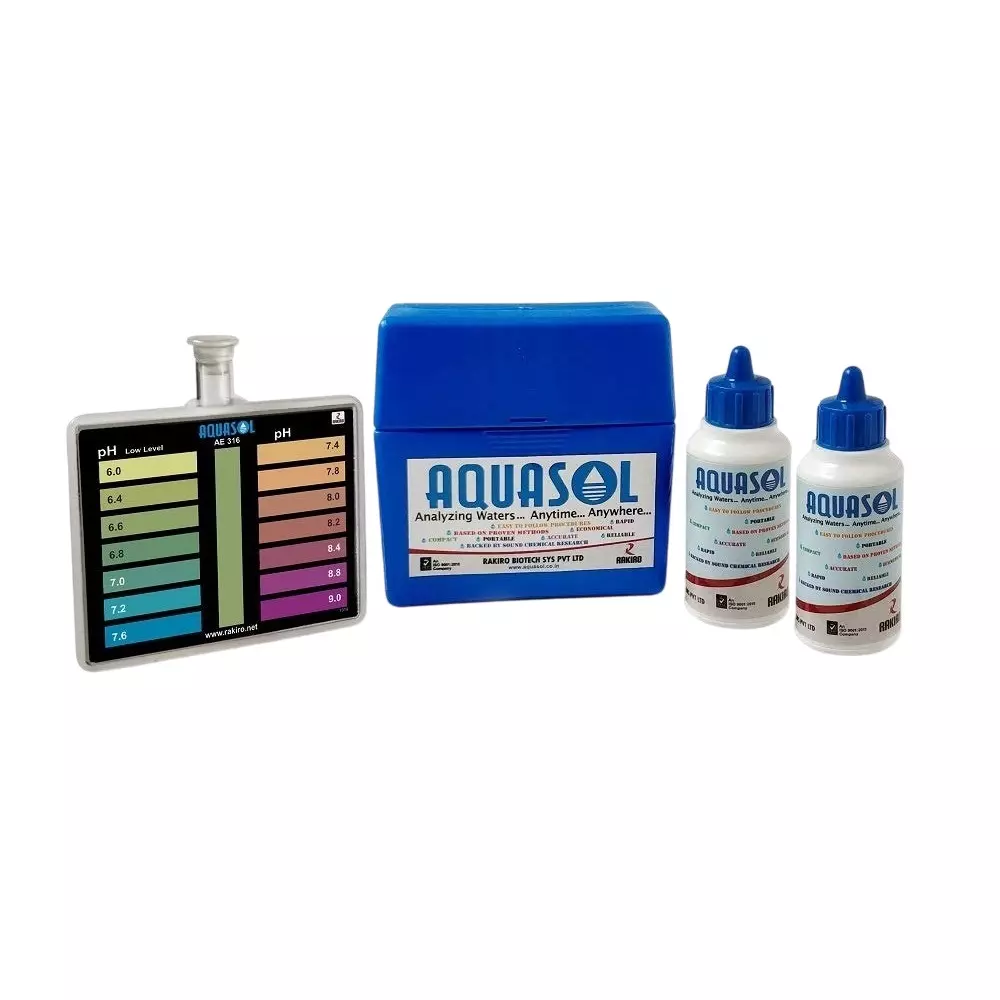 Aquasol Aquaculture Fresh Water pH Test Kit 6.0 – 7.6 & 7.4 – 9.0 Range for Laboratories, AE-316