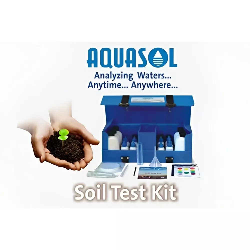 Aquasol Plastic Soil Test Kit 4—10 pH, 0 -5, 10-20, 20 -30, >40 Kg/Acre as Nitrogen Range for Laboratories, AE-STK