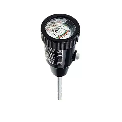 KERRO Soil pH and Moisture Tester with 3-8 pH Measurement Range and ± 0.2 pH Accuracy, DM-15