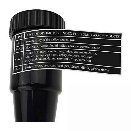 KERRO Soil pH and Moisture Tester with 3-8 pH Measurement Range and ± 0.2 pH Accuracy, DM-15