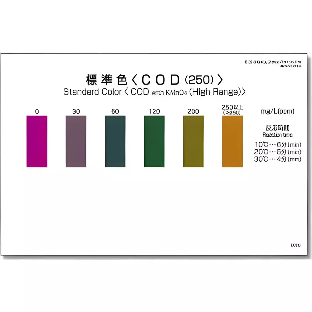 Bysafe Kyoritsu Chemical Check Lab COD Test Kit 0-250 mg/L Range for COD Testing in Various Water Sources, WAK- COD(H)-2