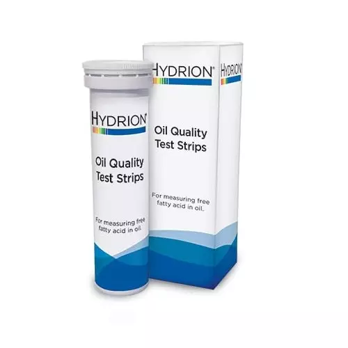 Hydrion Oil Quality Test Strip 0 to 3% FFA Measurement Range 50 Strips, FFA0030
