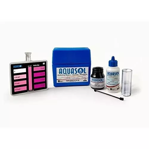 Aquasol Aquaculture Fresh Water Nitrite Test Kit 0-5.0 PPM Range for Laboratories, AE-318
