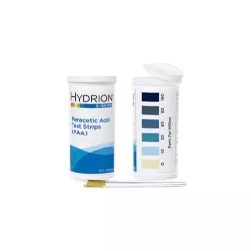 Hydrion Per Acetic Acid Strips 0 - 160 PPM Measurement Range, ‎XL-PAAS09