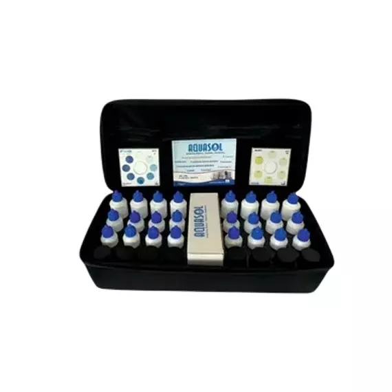 Aquasol Cooling Tower Test Kit Total Hardness 2–40, 5–100, 25–500 mg/L as CaCO3 Range for Laboratories, AE-101
