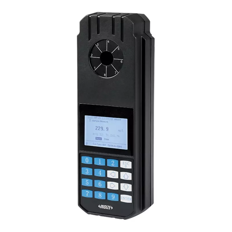 INSIZE Portable Water Quality Analyzer with ≤ 0.002 A/20 min optical Stability and 5-2000 mg/L Range, WQA-P10