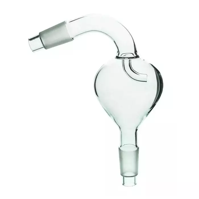 ABGIL Adapter Splash Head Pear Shape Borosilicate Glass and B24 Flask Cone, ADP-45-03