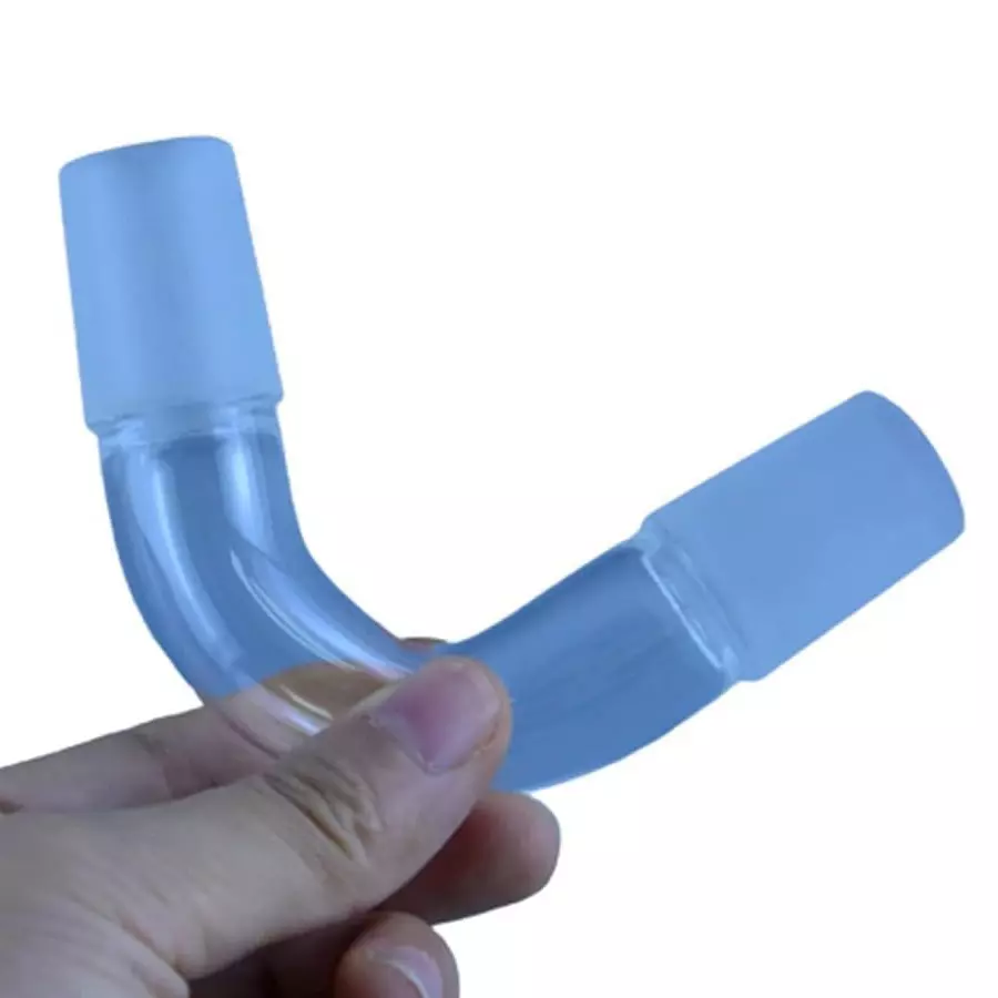 Eduscope Glass Distillation Adapter for Bend Standard Ground Mouth, ‎Edu- GLADAPTERDIST-02