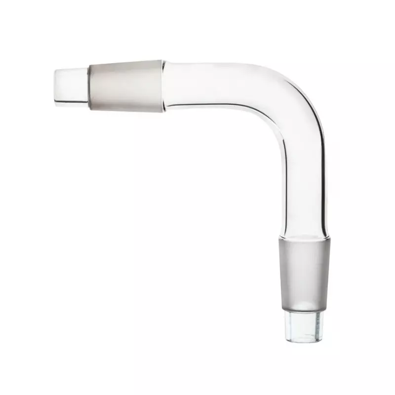 ABGIL Borosilicate Glass Adapter Recovery Bend Sloping B-45(45/50) Flask Cone, ABG416