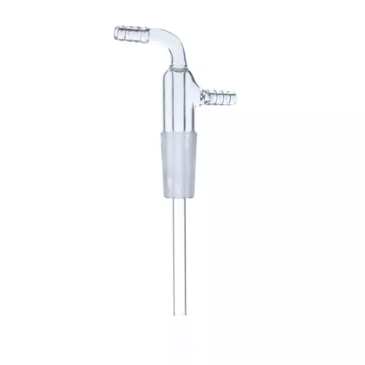 ABGIL Borosilicate Glass Adapter Vacuum Inlet with Hose Connection B-19(19/26) Cone Size 150 mm Steam Length, ABG581