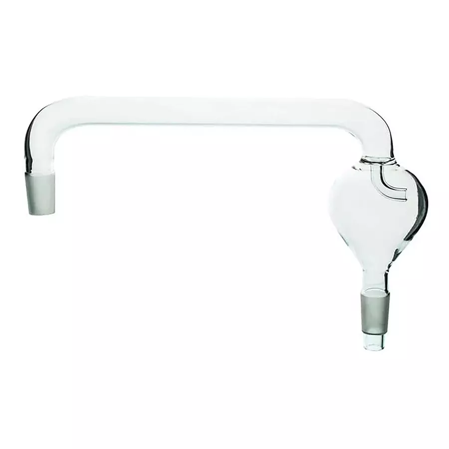 ABGIL Adapter Splash Head Vertical Borosilicate Glass B34 Flask and B24 Socket Cone, ADP-44-04