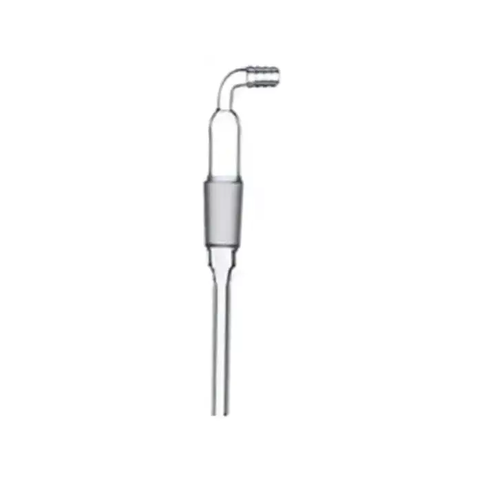 ABGIL Adapter Air or Steam Inlet Tube Bent Borosilicate Glass B34 Cone and 150 mm Steam Length, ADP-47-06