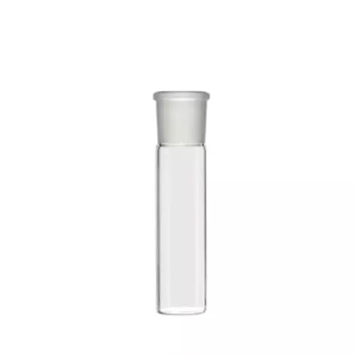 ABGIL Ground Joint Plain Shank Single Socket B14 Transparent Borosilicate Glass Length 120 mm, GJ-T-428-02
