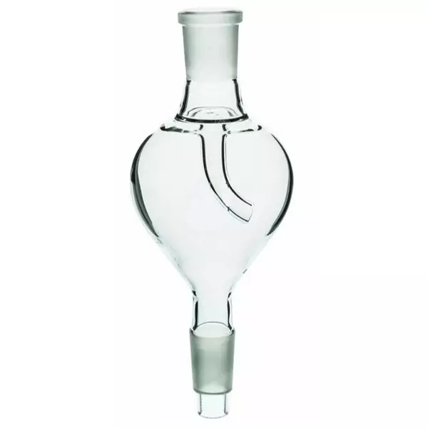 ABGIL Borosilicate Glass Adapter Splash Head Straight B-40(40/45) Socket Size and B-40(40/45) Cone Size, ABG535