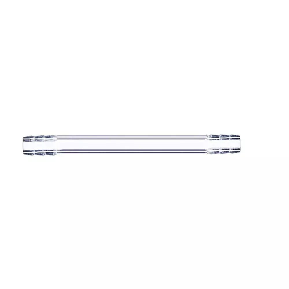 ABGIL Borosilicate Glass Straight Connector Adapter 10 mm Hose Connection, 150 mm Tube Length, ABG701