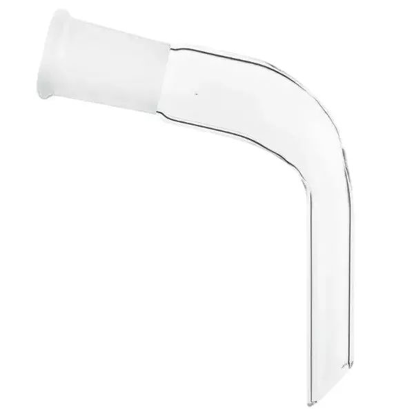 ABGIL Borosilicate Glass Adapter Receiver Plain Bend (Short Delivery) B-45(45/50) Socket Size, ABG196