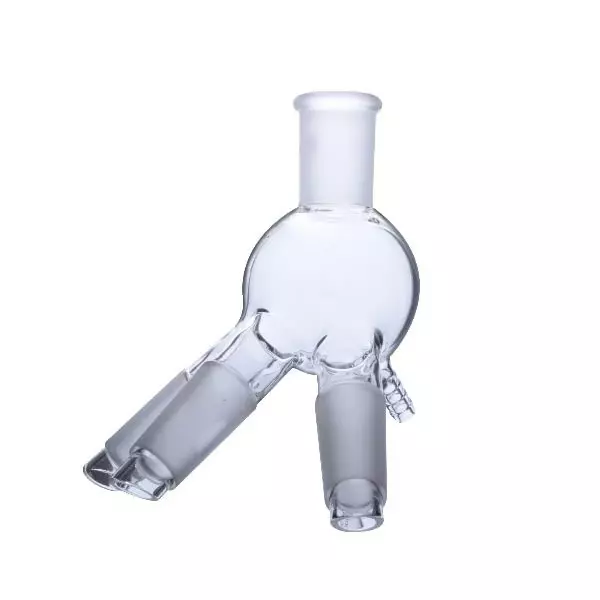 ABGIL Borosilicate Glass Adapter Receiver Cow Type B-34(34/35) Socket Size and B-34(34/35) Cone Size, ABG684