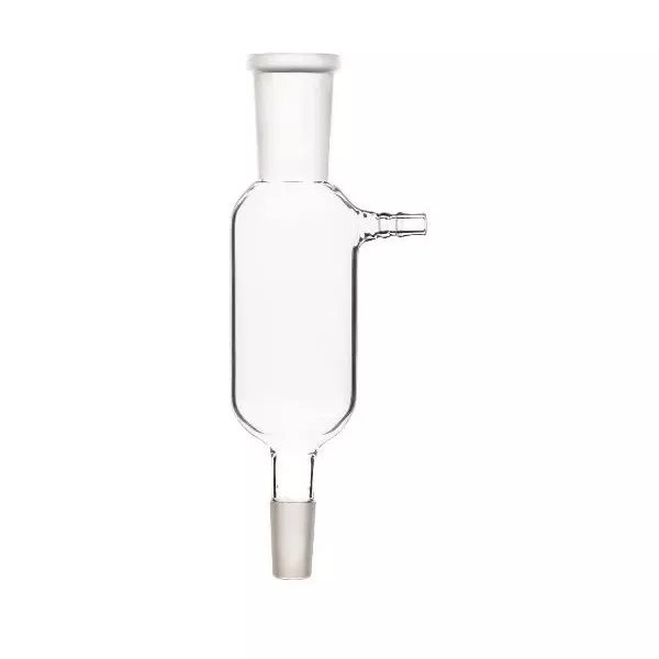 ABGIL Borosilicate Glass Adapter Vacuum Filtration B-14(14/23) Socket Size and B-14(14/23) Cone Size 100 ml Capacity, ABG690