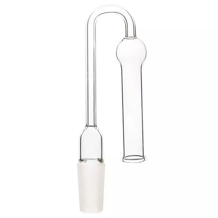 ABGIL Borosilicate Glass Adapter Drying Tube, Curved B-14(14/23) Cone Size, ABG350