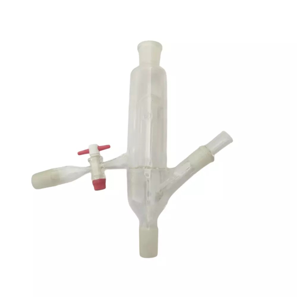 ABGIL Borosilicate Glass Reflux Divider with Thermometer Pocket Adapter, 5.5 cm Tube Outer Diameter, ABG1478