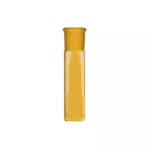 ABGIL Ground Joint Plain Shank Single Socket B29 Amber Borosilicate Glass Length 135 mm, GJ-AC-428-05
