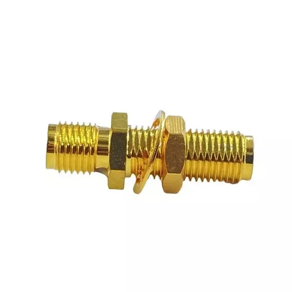 RS PRO Coaxial Adapter Phosphor Copper Gold SMA 50 Ω 18 GHz, 2537045