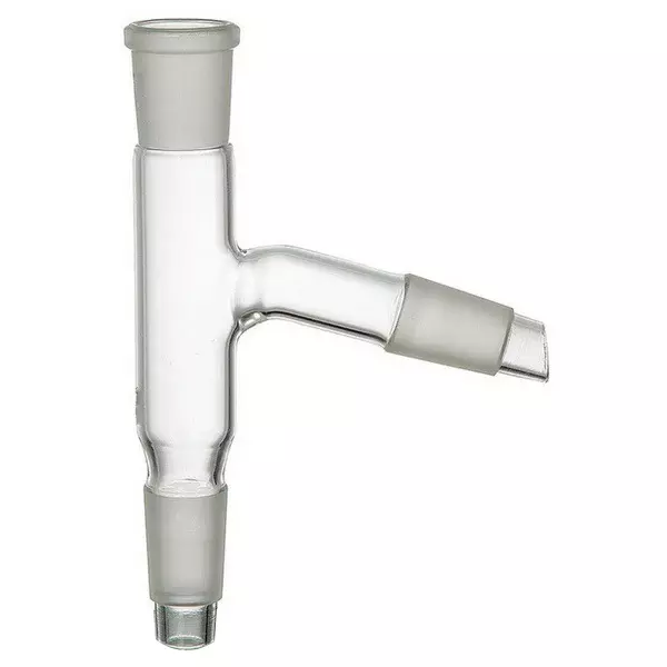 ABGIL Borosilicate Glass Adapter Plain Still Head Sloping B-45(45/50) Socket Size and B-45(45/50) Cone Size, ABG616