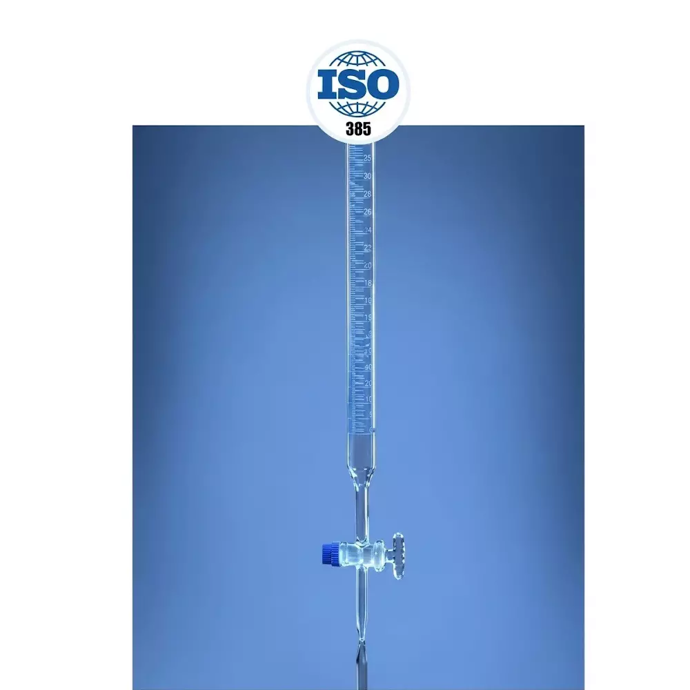 Glassco 100 ml Burette with glass stopcock Class A 111.523.04