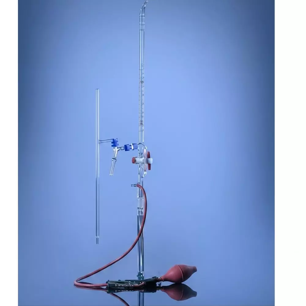 Glassco 50 ml Burette Automatic Zero with Boroflow Stopcock Class B 118.522.03