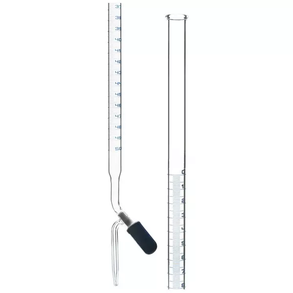 ABGIL Borosilicate Glass Burette Single Bore with Teflon Key (Rota Flow) 25 ml Capacity, ABG1046