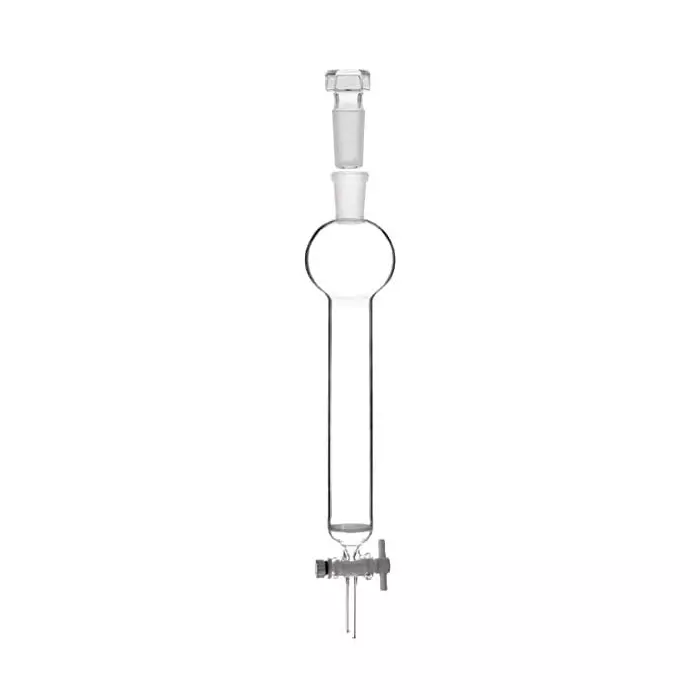 ABGIL Borosilicate Glass Chromatography Column with Reservoir, Stopcock & Fritted Disc, Outer Dai 40 mm, Length 600 mm, Reservoir Capacity 1000ml, Joint Size B-24(24/29), Disc Porosity Grdae(G-3), ABG1190