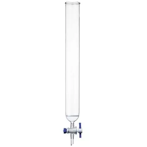 ABGIL Borosilicate Glass Chromatography Column with Sintered Disc & Stopcock 300 mm Length and 20 mm Outer Dai and Porosity Grade 3 (G-3), ABG1164